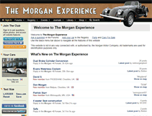 Tablet Screenshot of morganexperience.com